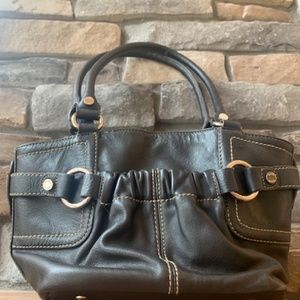 Black Leather Satchel